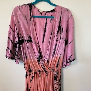 Super cute tie dye romper